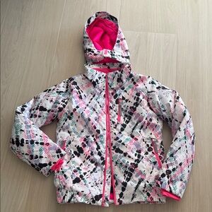 Spyder Jacket with Pink and Black Pattern